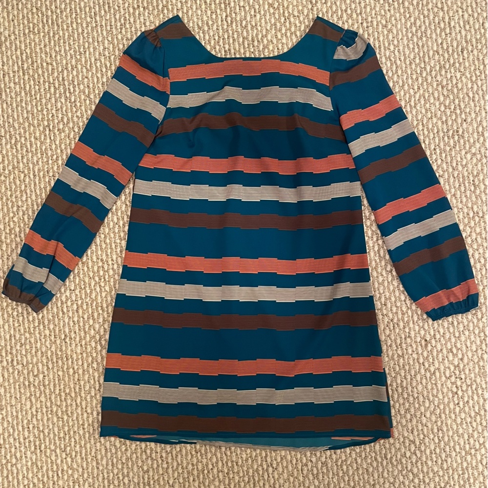 Francesca Bettini Dress Women's Medium Long Sleeve Shift Dress Size Medium